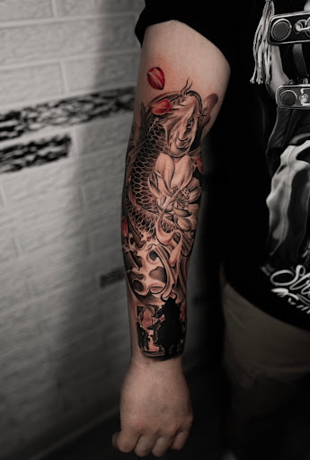 Explore tattoo ankle ideas, creative tattoo ideas in San Antonio, available at Ink & Iron Tattoos & Piercings
