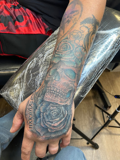 Explore female calf tattoo ideas, creative tattoo ideas in Orlando, available at Body Language Custom Ink