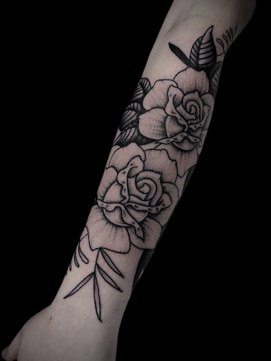 Explore flip flop tattoo ideas, creative tattoo ideas in Johnson City, available at Gold Cross Tattoo Co.