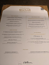 Culinaire Bazaar à Tremblay-en-France menu