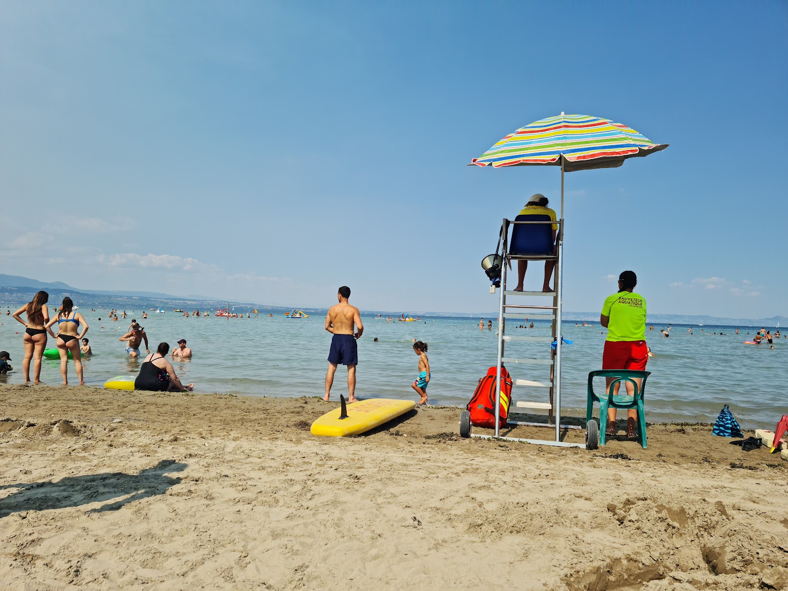 Foto av Plage d'Excenevex och bosättningen