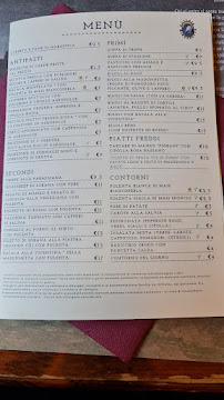 Carte du Osteria Madonnetta à Marostica