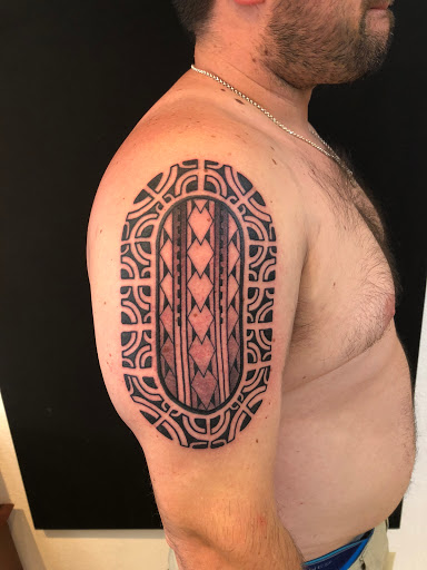 Explore gojo tattoo ideas, creative tattoo ideas in Lahaina, available at Sweet Trade Tattoo
