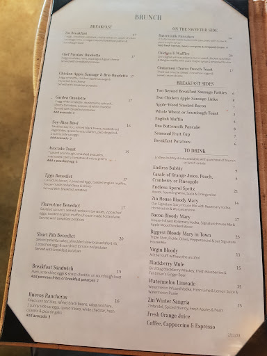 Zin American Bistro image
