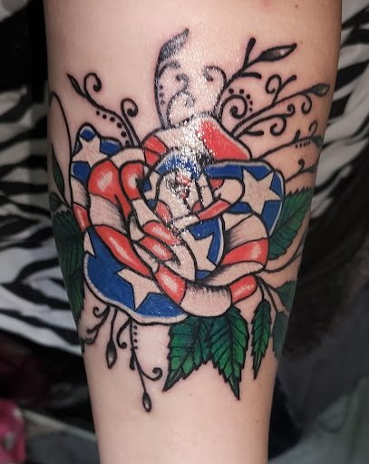 Explore nephew tattoo ideas, creative tattoo ideas in Casper, available at Electric Hare Tattoo