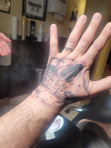 Explore tribal bear tattoo ideas, creative tattoo ideas in Venice, available at Ink Monkey Tattoo and Piercing