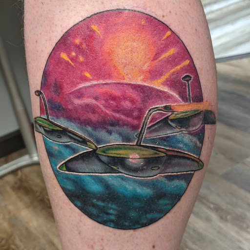 Explore shaded tattoo sleeve ideas, creative tattoo ideas in Tewksbury, available at Lucid Arts Tattoo Studio