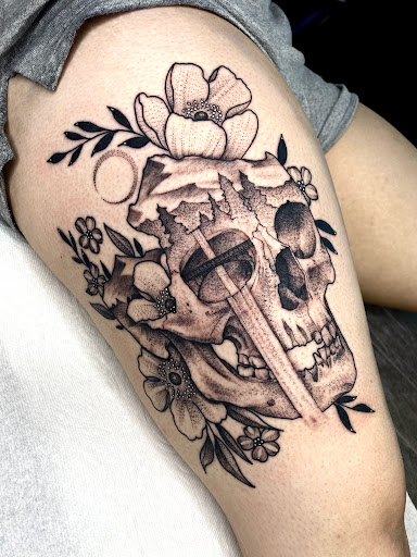 Explore crab tattoo ideas, creative tattoo ideas in Savannah, available at tattoos by delan