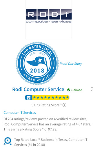 Computer Repair Service «Rodi Computer Service», reviews and photos, 600 E Main St, Allen, TX 75002, USA
