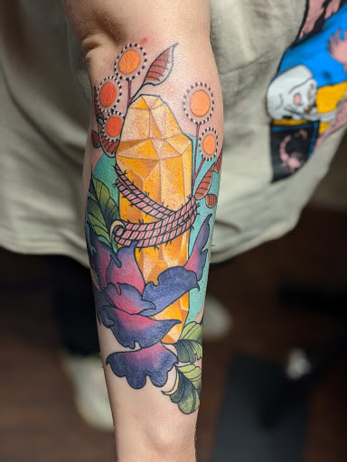 Explore cover up tattoo ideas female hand, creative tattoo ideas in Decatur, available at Thistle & Fern Tattoo Company