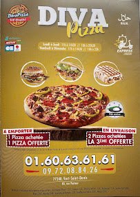 Pizzeria Diva Pizza à Vert-Saint-Denis (la carte)