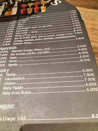 Restaurant italien Le Bartavel à Chamonix-Mont-Blanc (le menu)