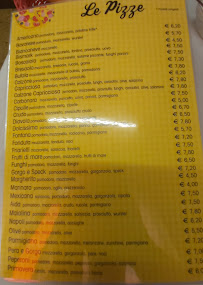 Carte du La Capricciosa à Donnas