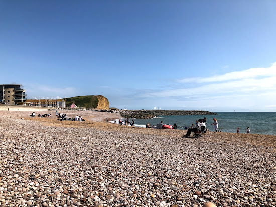 West Bay beach Dorset