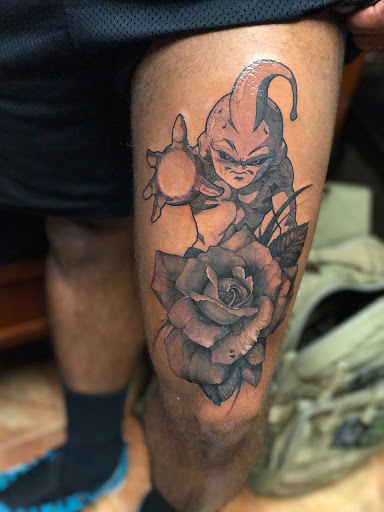 Explore small leg tattoo ideas, creative tattoo ideas in Fort Lauderdale, available at Magik 5 Tattoo