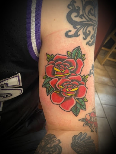 Explore love hate tattoo ideas, creative tattoo ideas in Abington, available at Ink Boss Tattoo & Piercing Studio