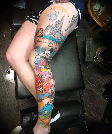 Explore arm mens tattoo ideas, creative tattoo ideas in Lagrangeville, available at Black Cherry Tattoo Studio NY