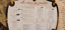 La Cour des Poètes à Sarlat-la-Canéda menu
