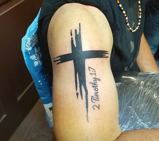 Explore santa muerte tattoo ideas, creative tattoo ideas in Okeechobee, available at Muck City Tattoos & Piercings