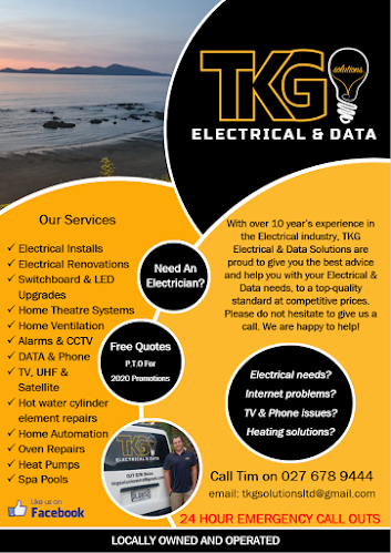 Comments and reviews of TKG Electrical and Data Solutions LTD