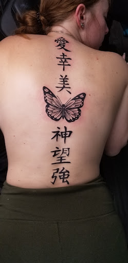 Explore care bear tattoo ideas, creative tattoo ideas in Lake Placid, available at Its Better Wet