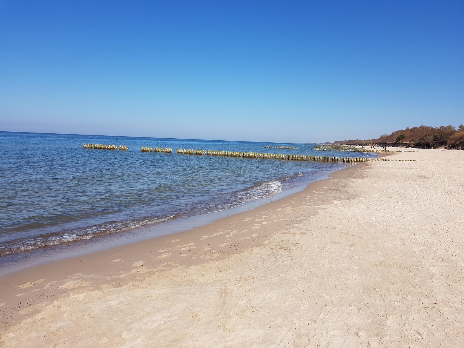 Foto av Plaza Podczele Kolobrzeg med lång rak strand