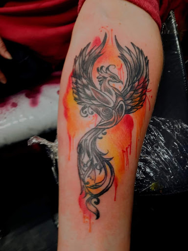 Explore simple hand tattoo ideas, creative tattoo ideas in Muncie, available at Obscura Tattoo shop and Oddity Collective