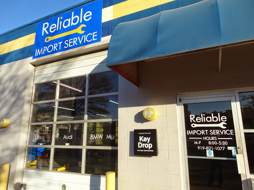 Auto Repair Shop «Reliable Import Service», reviews and photos, 1821 E Millbrook Rd, Raleigh, NC 27609, USA