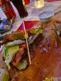 Aliment-réconfort du Restauration rapide Burger Le croq'lili panini bruschetta à Denney - n°13