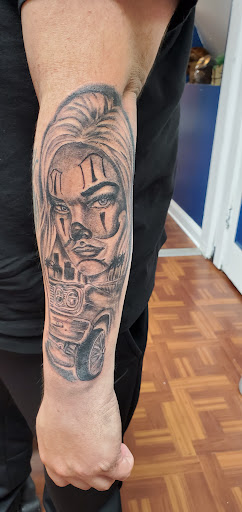 Explore stick poke tattoo ideas, creative tattoo ideas in Aurora, available at Skin of A Different Color