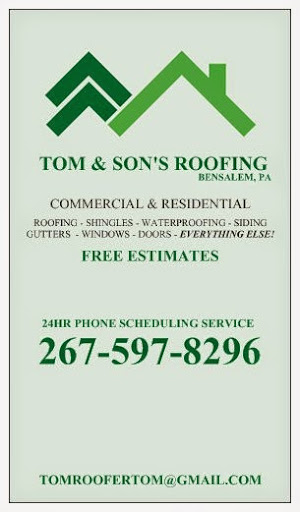 Tom and Sons Roofing in Bensalem, Pennsylvania