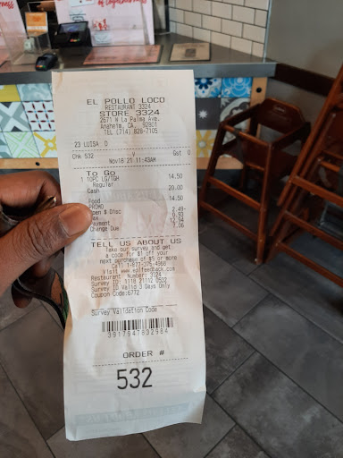 Mexican Restaurant «El Pollo Loco», reviews and photos, 2671 W La Palma Ave, Anaheim, CA 92801, USA