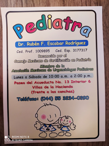 Dr. Ruben Escobar Rodriguez, Pediatra