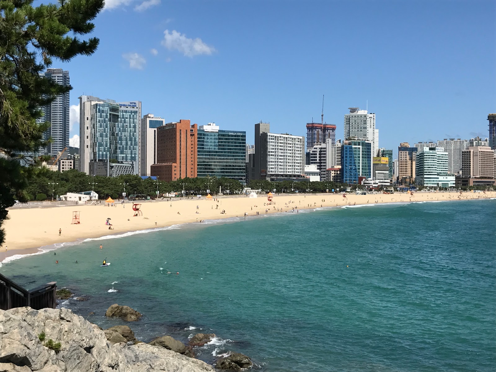 Fotografie cu Plaja Haeundae - locul popular printre cunoscătorii de relaxare