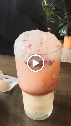 Strawberry Ice Cream Float