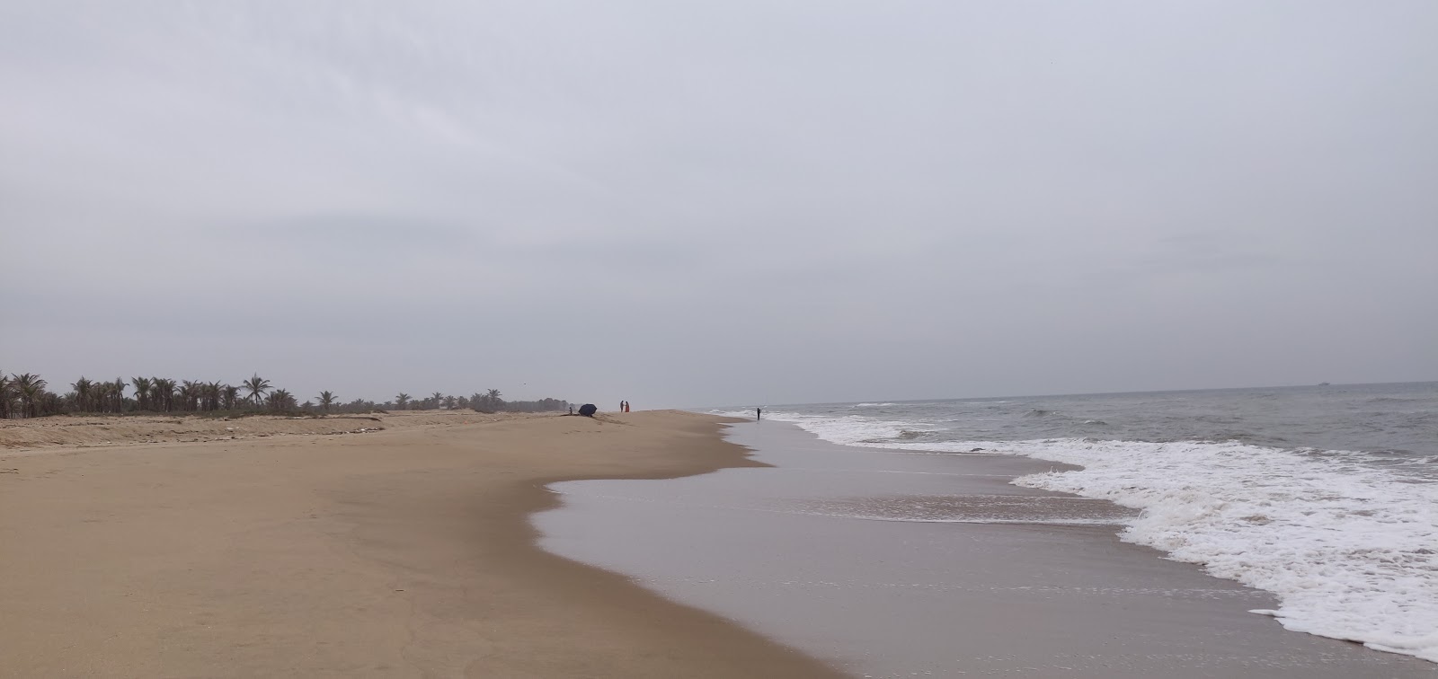 Foto di Kanathur Beach e l'insediamento