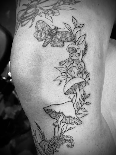 Explore small tattoo idea man, creative tattoo ideas in Albuquerque, available at Dark Mark Arts