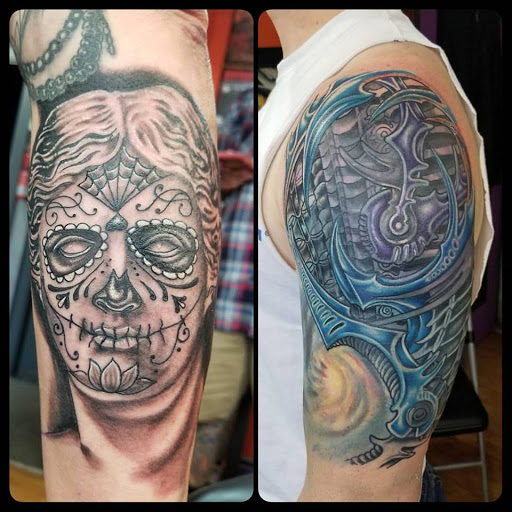 Explore tattoo ideas tribal arm, creative tattoo ideas in Columbus, available at Sweet Baby Octane