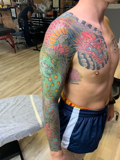 Explore ass tattoo ideas, creative tattoo ideas in Bloomington, available at Artkore Tattoo