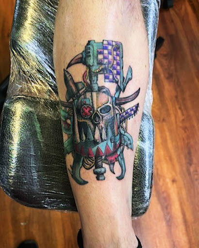 Explore harmony tattoo ideas, creative tattoo ideas in Cocoa, available at Rorschach Tattoo Shop and Piercing Studio