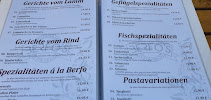 Menu / carte de Berfo’s Lindhorst à Lindhorst