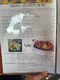 ANNAPURNA RESTAURANT à Chamonix-Mont-Blanc menu