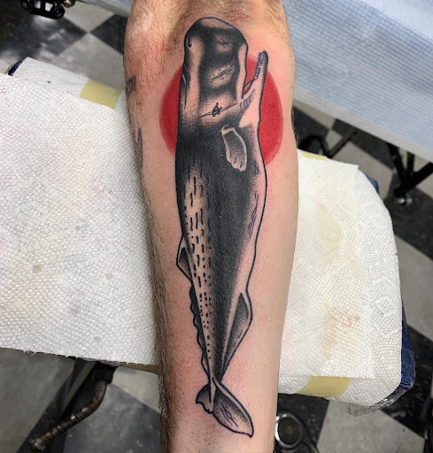 Explore church tattoo ideas, creative tattoo ideas in Cranston, available at TomButts Tattoo LLC