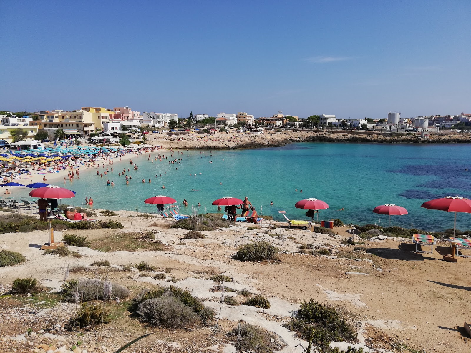 Foto von Spiaggia della Guitgia mit sehr sauber Sauberkeitsgrad