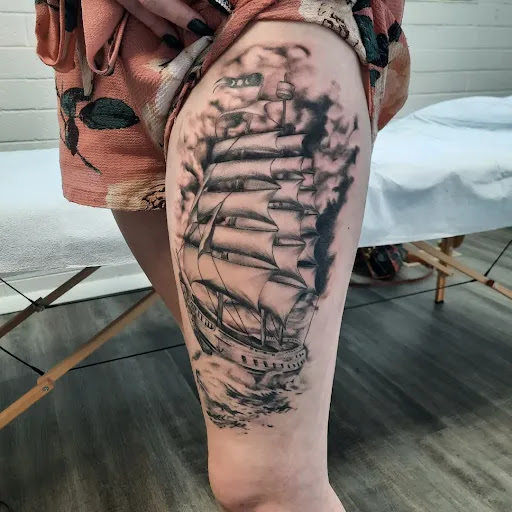 Explore survivor tattoo ideas, creative tattoo ideas in Idaho Falls, available at La Belladonna Tattoo Parlor