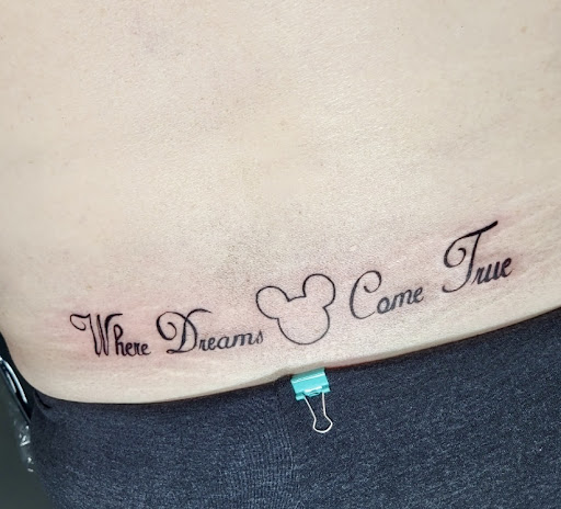 Explore black & white tattoo ideas, creative tattoo ideas in Warner Robins, available at Untold Pain Tattoo Studio