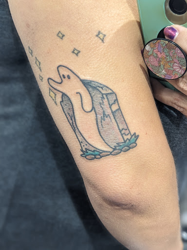 Explore tattoo sleeve ideas with trees, creative tattoo ideas in Durham, available at Dogstar Tattoo Company