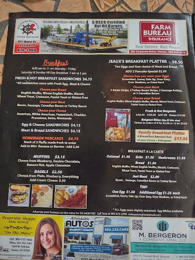 Coffee Shop «Downtown Jeaux», reviews and photos, 300 Church St, Houma, LA 70360, USA