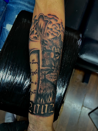 Explore bicep tattoo ideas men, creative tattoo ideas in Douglasville, available at Long Island Ink Tattoo & Piercing