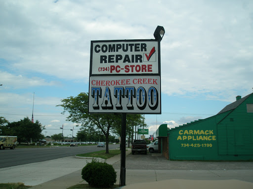 Tattoo Shop «Cherokee Creek Tattoo», reviews and photos, 32449 Ford Rd, Garden City, MI 48135, USA